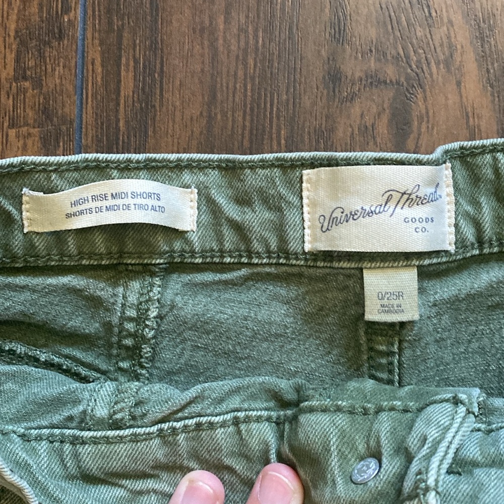 Universal Thread High Rise Midi Shorts - Picture 2 of 3